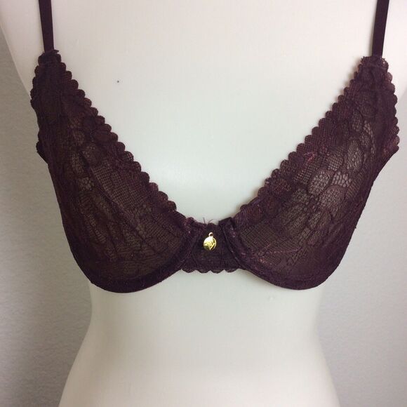 Adrienne Vittadini Lingerie Bra Underwire Floral Lace - Picture 2 of 8